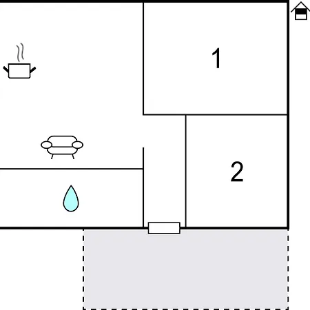 Appartement 2 Bedroom Stunning In